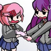 Natsuki Yuri Tug-o-War Rhythm