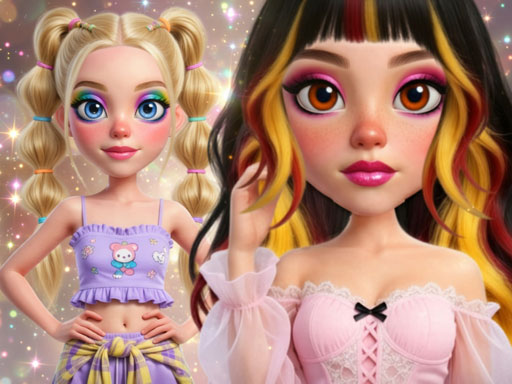 Sid & Ginny Y2K Glam Clash Online Dress Up Game