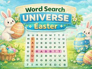 Word Search Universe Easter Online Puzzle Game - Word Game
