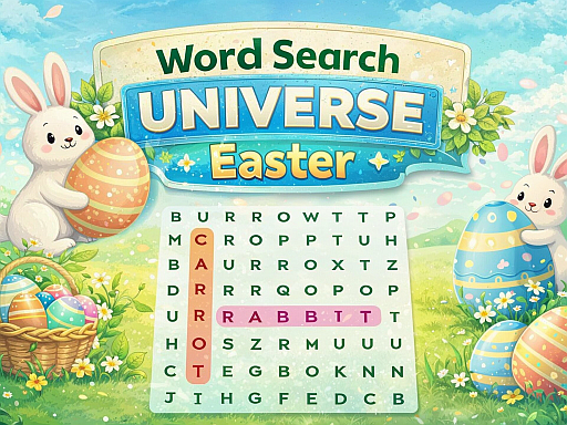 Word Search Universe Easter Online Puzzle Game - Word Game