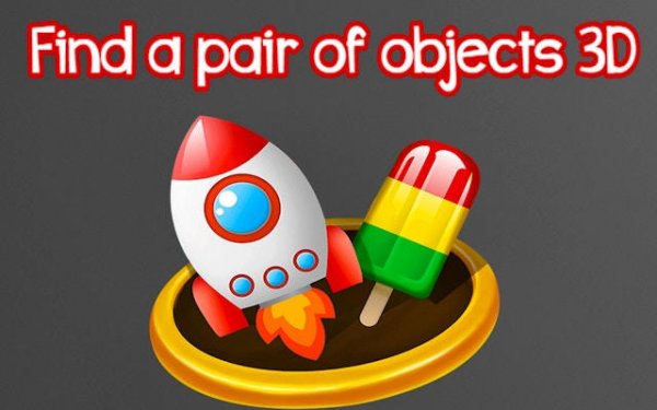 Find a Pair of Objects 3D - Memory Match Puzzle