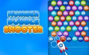 Number Bubble Precision Fighter: Merge & Match Number Puzzle Game