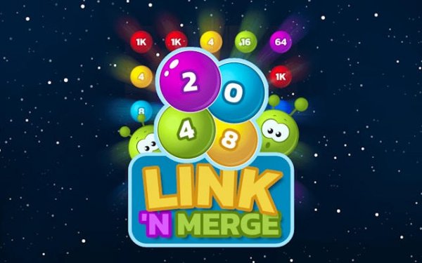 2048 Link 'n Merge Puzzle Game