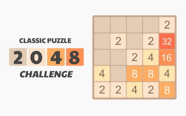 2048 Classic Puzzle Challenge