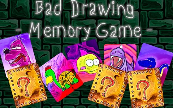 Bad Drawings Memory Game - Free Online Memory Card Challenge