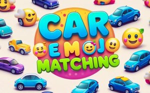 Car Emoji Matching Game