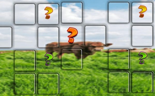 Cattle Memory Match Puzzle Game