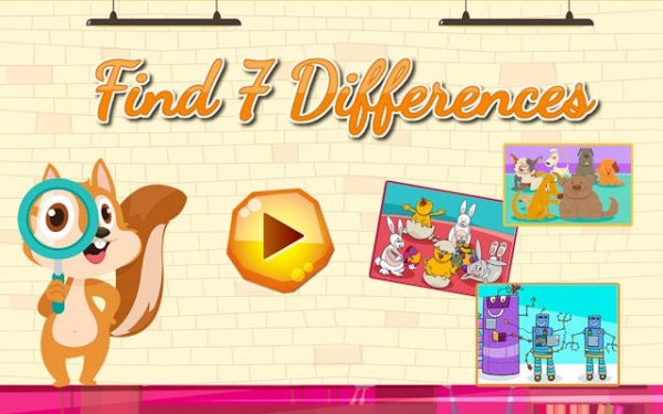 Find 7 Differences - Spot the Difference Puzzle Game