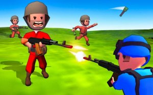 Little Commander: Red vs Blue - Strategy Defense Game