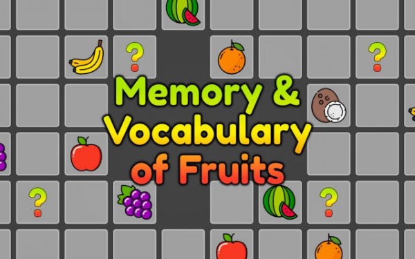Memory & Vocabulary of Fruits - Brain Training Game