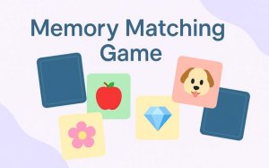 Memory Matching Game: Emoji Pairs Challenge