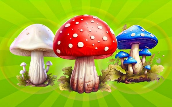 Merge Mushrooms 2048: Relaxing Forest Puzzle Game