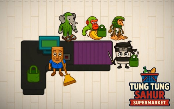 Tung Tung Sahur Supermarket - Cashier & Cleanup Simulator
