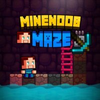 Mine Noob Maze Online Arcade Game