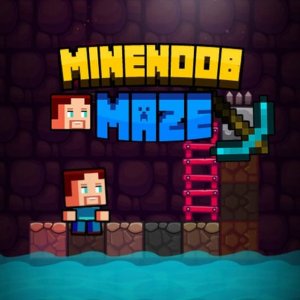 Mine Noob Maze Online Arcade Game