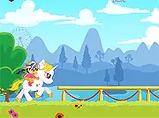 Pony Ride with Obstacles Online Arcade Game