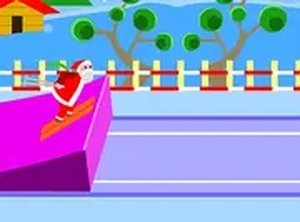 Santa Ski Arcade Game