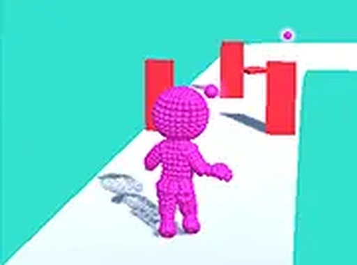 Sandman Pixel Race 3D Online Arcade Game