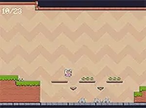 Pink Finn Jumping Platformer