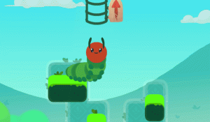 Caterpillar Crossing Puzzle Game Online - Logic Puzzle Game