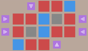 Blue Turn Puzzle Game