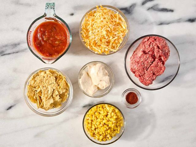 Beef Nacho Casserole step 1