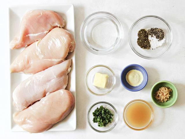 Slow Cooker Lemon Garlic Chicken step 1